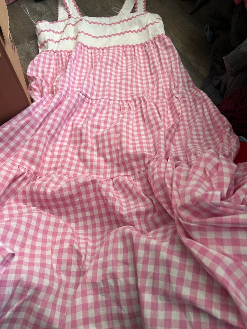 Petal and Pup Rebecca Contrast Midi Dress size XL - Picture 5 of 12
